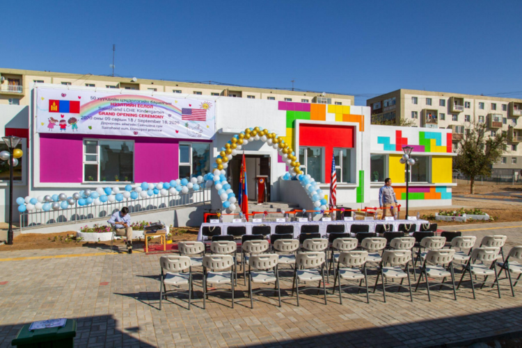 A kindergarten with a capacity of 50 children has been put into operation in Sainshand sum of Dornogovi province.